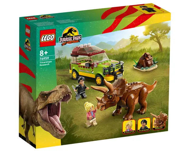 Cercetarea dinozaurului Triceratops