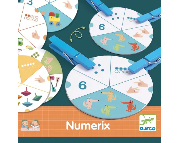 Joc Eduludo numere Numerix, Djeco