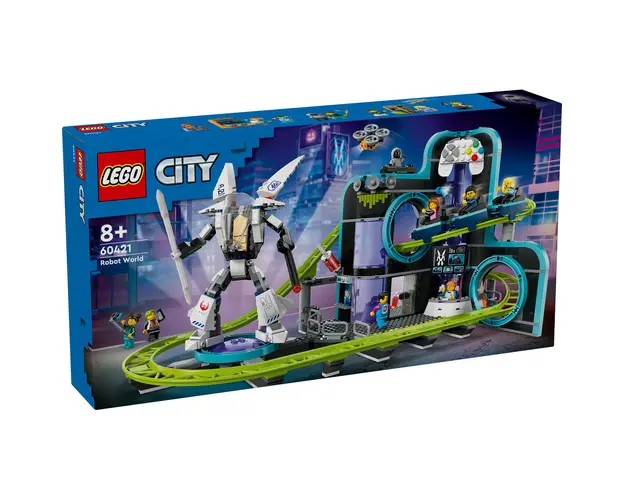 Parc cu roller-coaster Lumea Robotilor
