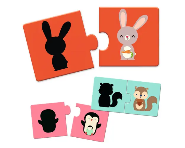 Puzzle duo Siluete, Djeco
