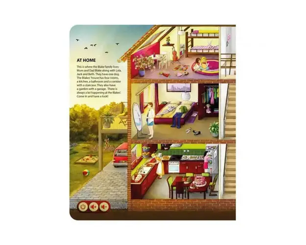 Raspundel Istetel carte Engleza si joc in acelasi loc