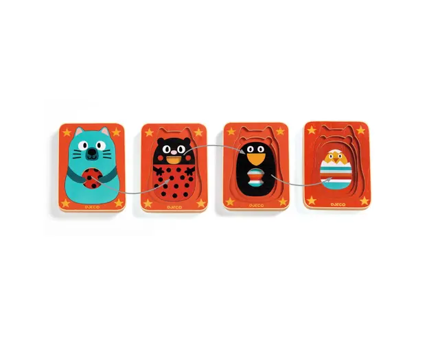 Puzzle straturi Max & co, Djeco