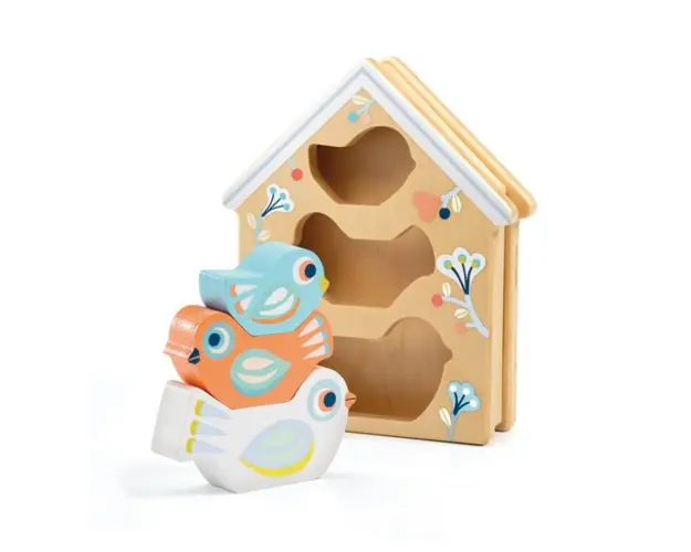 Jucarie din lemn BabyBirdi, Djeco