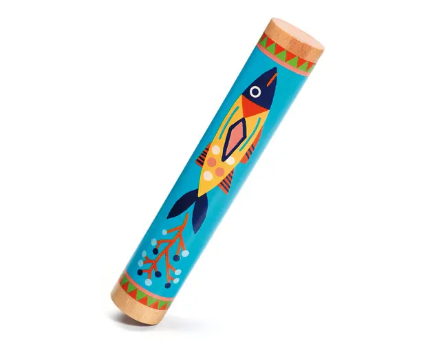 Instrument muzical Rain stick din lemn, Djeco