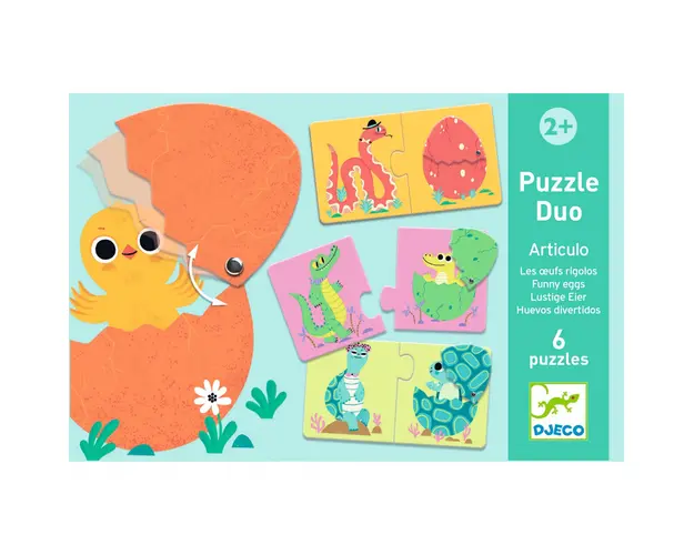Puzzle duo Puiul din ou, Djeco