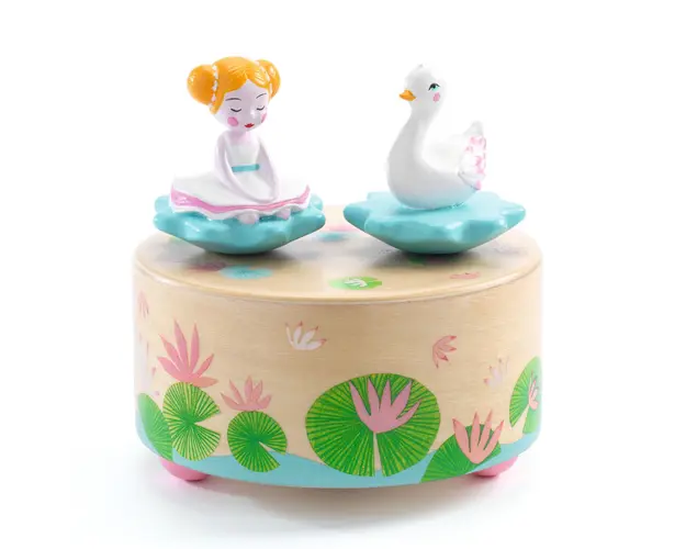 Cutie muzicala magnetica Balerina si lebada, Djeco