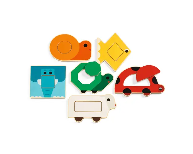 Joc educativ Puzzle DuoBasic, Djeco