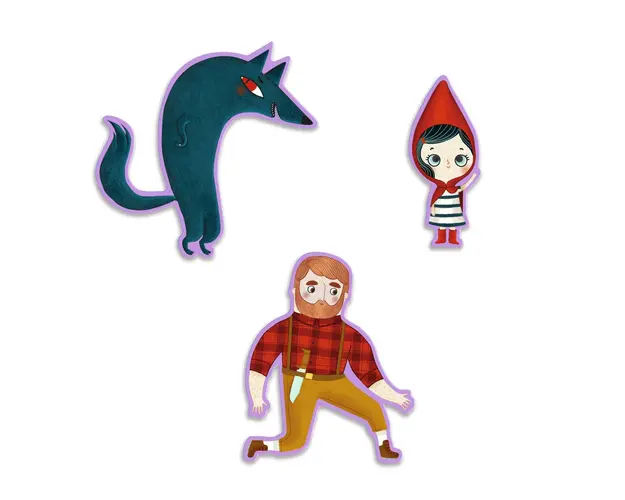 Puzzle poveste Scufita Rosie, Djeco