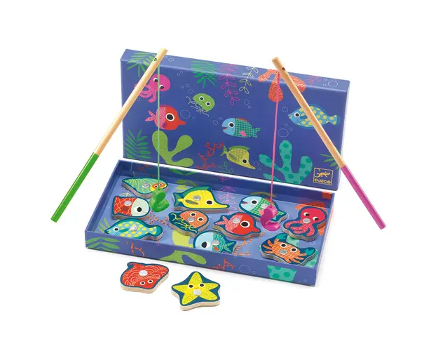 Joc magnetic de pescuit Fishing colour, Djeco
