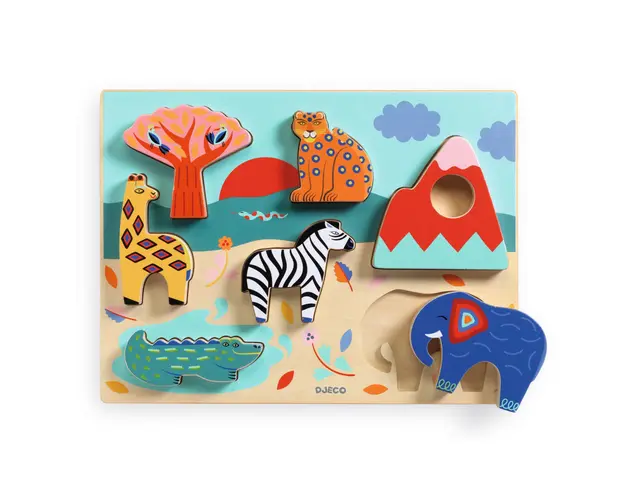 Puzzle Savana, Djeco