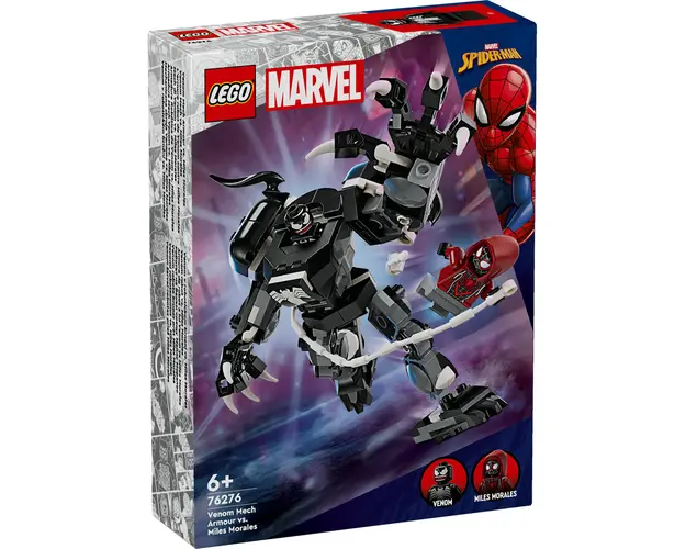 Armura de robot a lui Venom vs Miles Morales