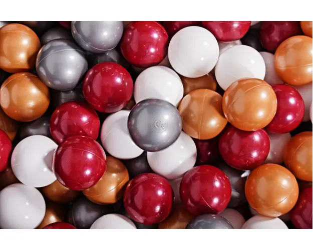 Meowbaby  Piscina rotunda 90x30 cm cu 200 mingi pentru copii Black