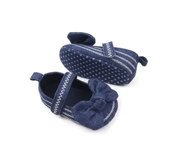 Balerini bleumarin cu fundita