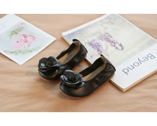 Balerini negri pentru fetite - Trandafiras