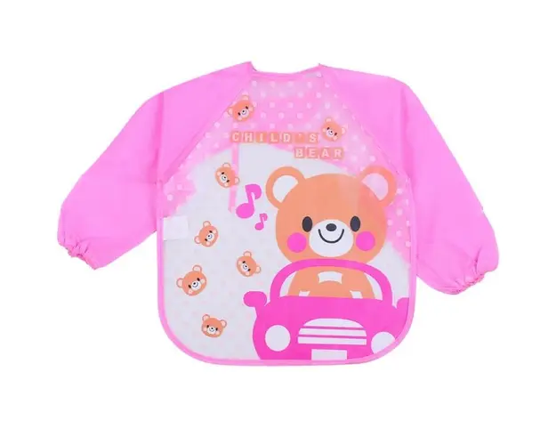 Baveta impermeabila cu manecute lungi - Ursuleti
