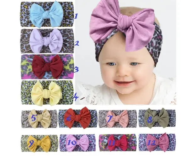 Bentita animal print cu fundita