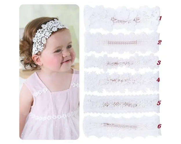 Bentita din danteluta pentru fetite