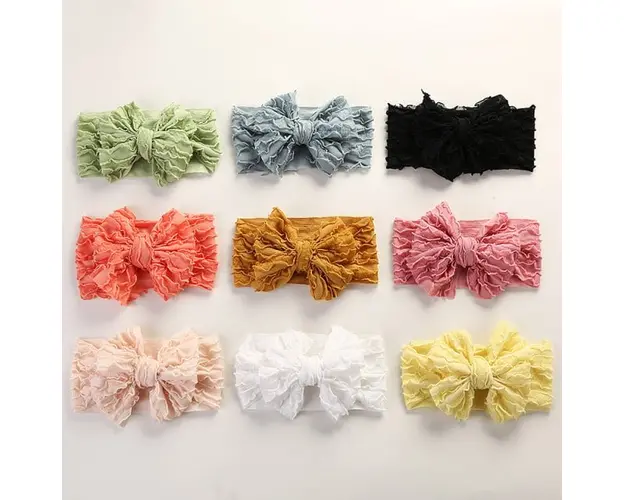 Bentita lata cu fundita pentru fetite - Ajure