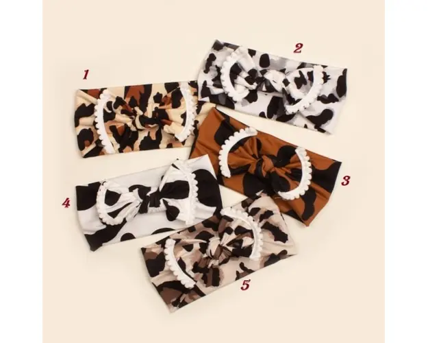 Bentita lata pentru fetite - Animal print