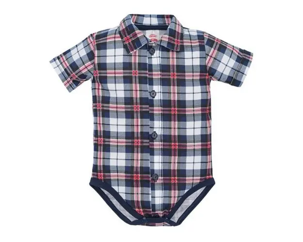 Body camasuta pentru bebelusi - Carouri