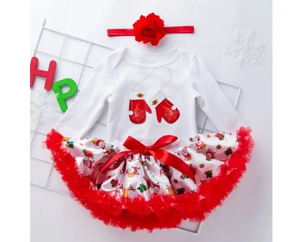 Body cu fustita din saten - Manusile mosului