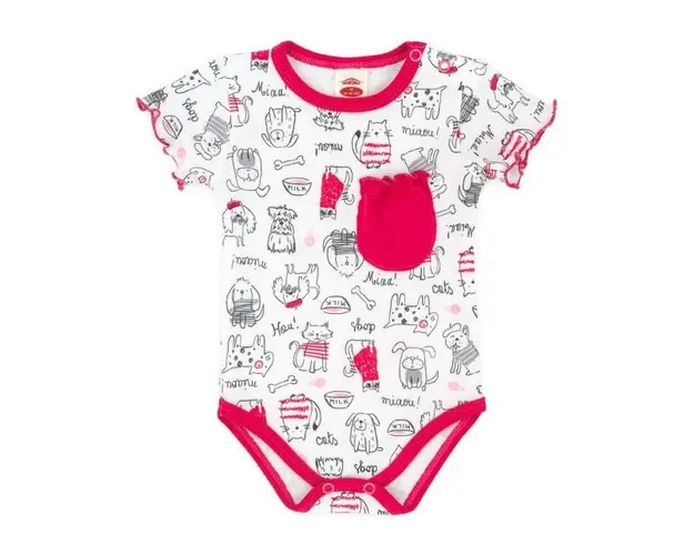 Body cu manecute scurte - colectia Miau - Haine Bebe
