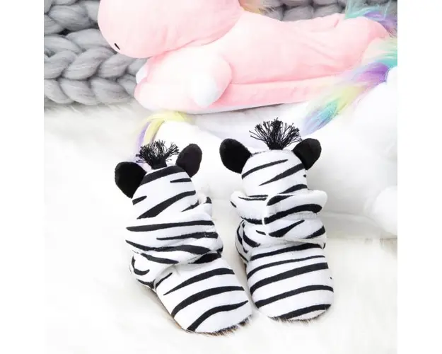 Botosei plusati pentru bebelusi - Zebra