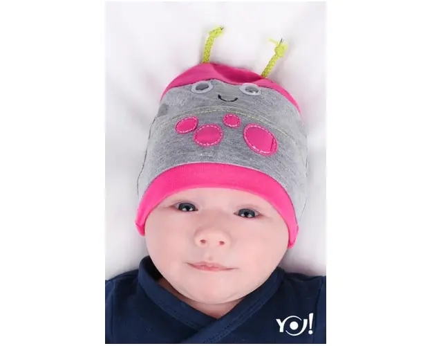 Caciulita gri pentru fetite