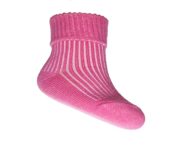 Ciorapei diverse nuante de roz pentru bebelusi cu banda de elastic lejera