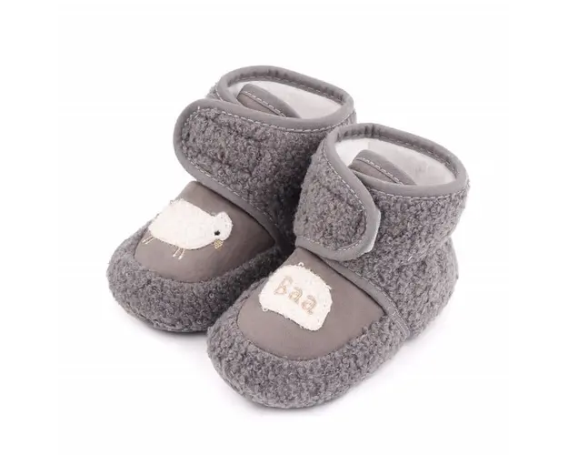 Cizmulite gri cu blanita - Baa