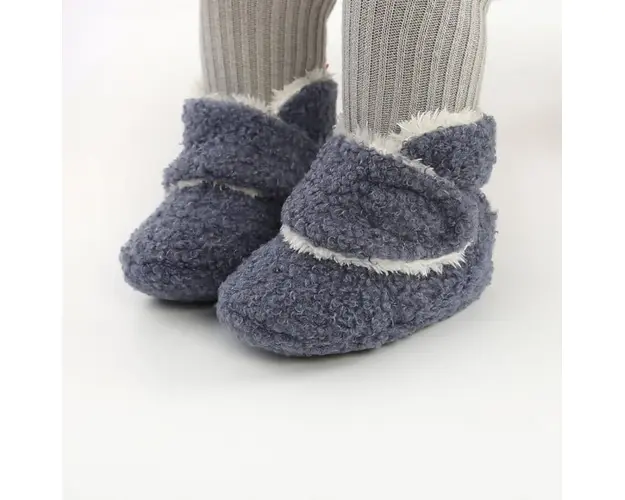 Cizmulite gri pentru bebelusi - Lola