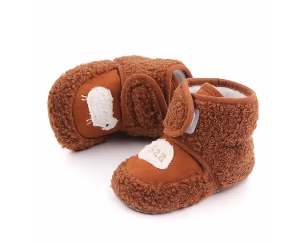 Cizmulite maro cu blanita - Baa