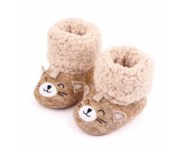 Cizmulite maro cu crem - Pisicuta
