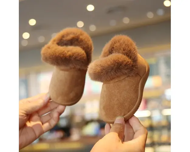 Cizmulite scurte imblanite maro