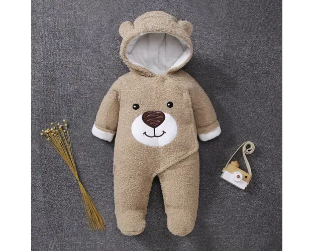 Combinezon plusat crem - Teddy