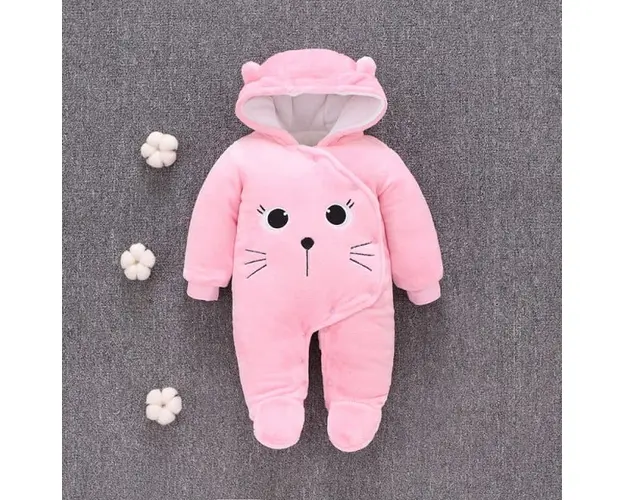 Combinezon plusat roz - Kitty