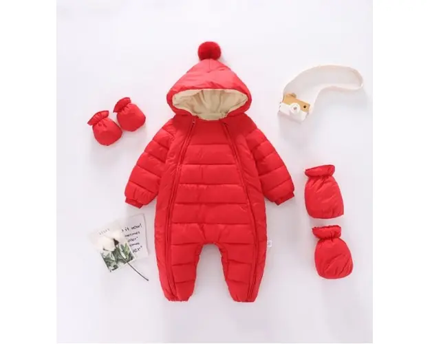 Combinezon rosu din fas pentru copii