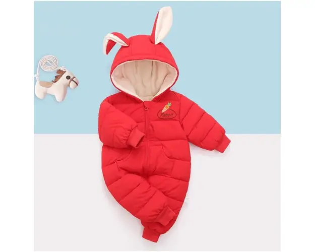 Combinezon rosu din fas - Rabbit