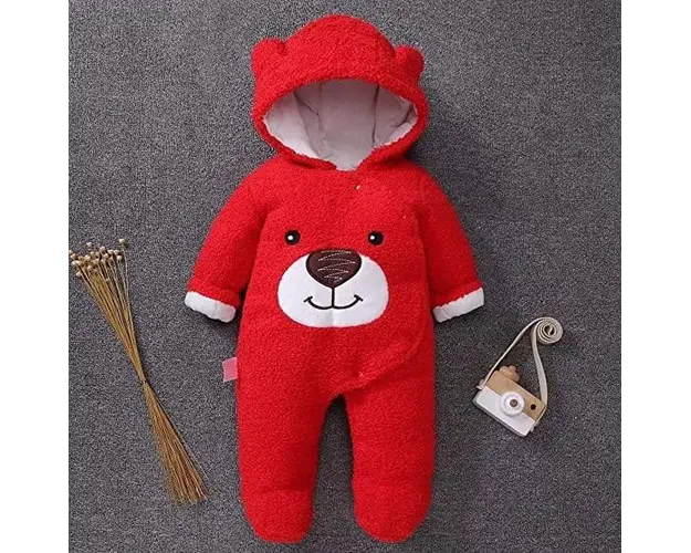 Combinezon rosu plusat - Teddy