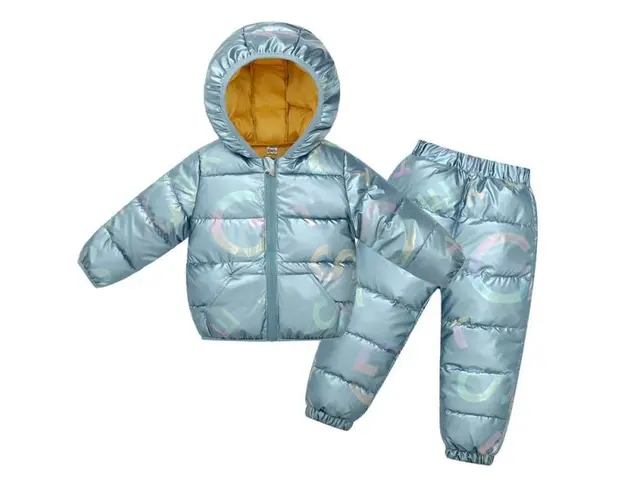 Costum bleu din fas pentru copii
