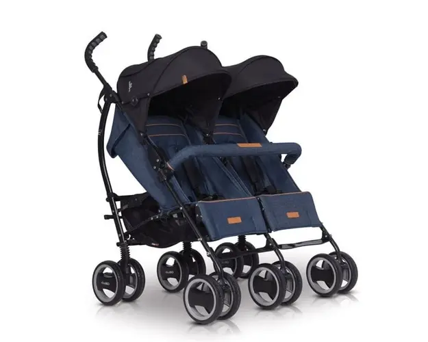 easyGO - Carucior de gemeni Duo Denim
