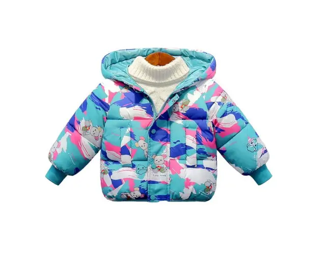 Geaca din fas pentru fetite - Duck