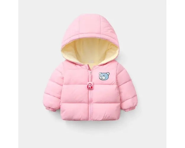 Geaca roz pentru fetite - Teddy