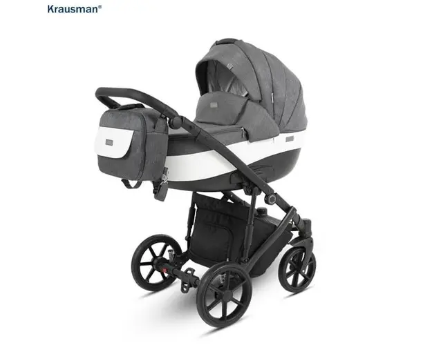 Krausman - Carucior 3 in 1 Owo Plus Dark Grey