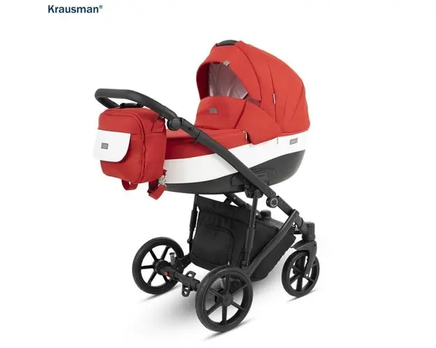 Krausman - Carucior 3 in 1 Owo Plus Red