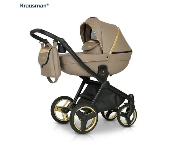 Krausman - Carucior 3 in 1 Prime Mirage Beige Gold