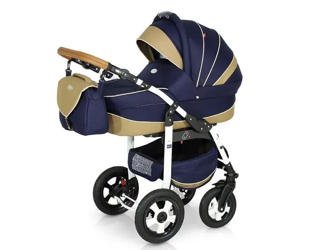 Krausman - Carucior 3 in 1 Ride Dark Blue