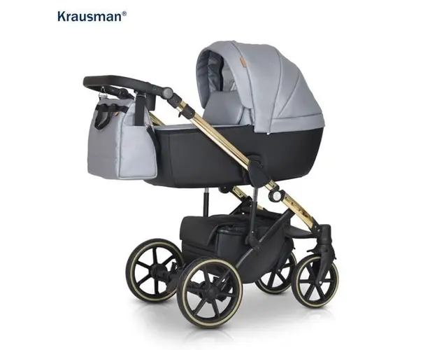 Krausman - Carucior 3 in 1 Storm Grey Gold