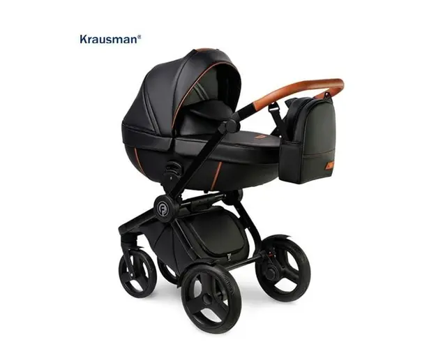 Krausman - Carucior 3 in 1 Topaz Lux Black