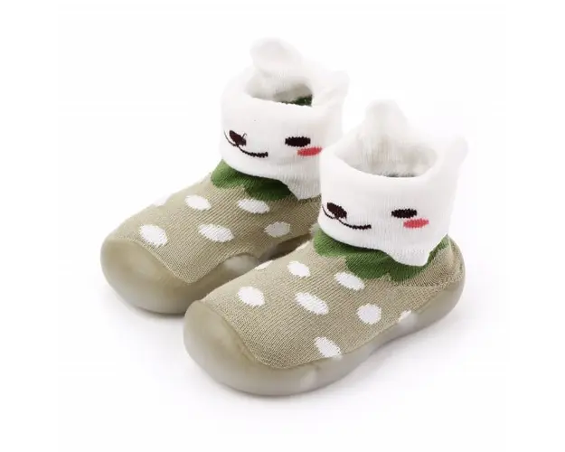 Mocasini cu talpa de silicon antiderapanta - Kitty